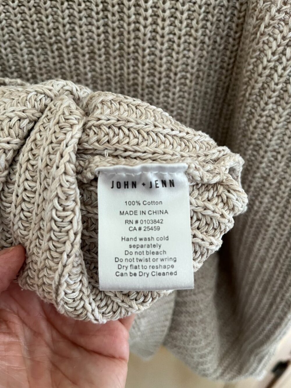 Evereve John + Jenn Martin Knit Sweater Tank 100% Cotton - Picture 4 of 5